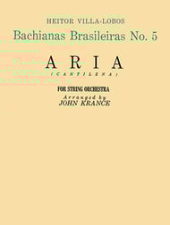 cover Aria from Bachianas Brasileiras No. 5 Orchestra sheet music cover